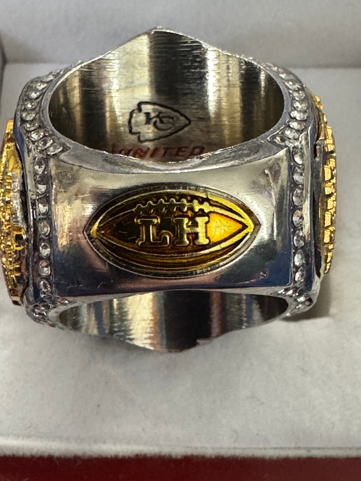 Patrick Mahomes Super Bowl LVIII Replica Ring with Display Box