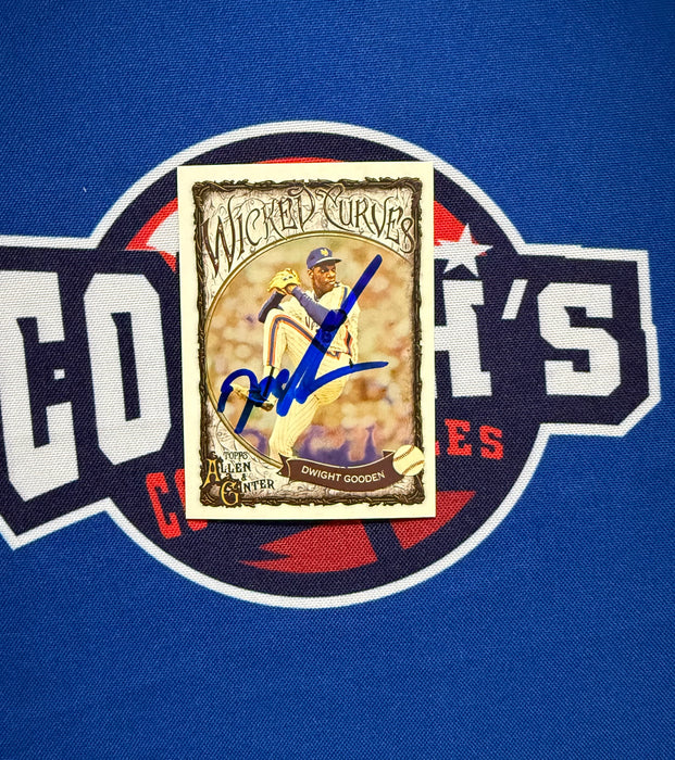 Dwight “Doc” Gooden Autographed Topps Allen & Gintet “Wicked Curves” Insert Card (GTP)