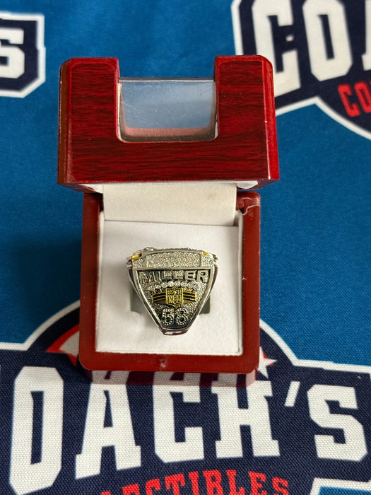 Denver Broncos Replica Super Bowl 50 Ring with Display Box