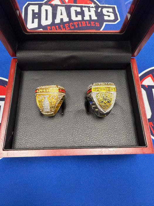 Florida Panthers 2pc Replica Stanley Cup Ring with Display Box