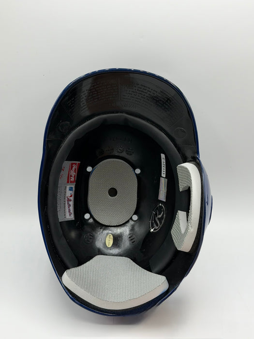 Mike Piazza Autographed NY Mets Full Size Rawlings Authentic Black Helmet w/ Last to Wear 31 (Fanatics)