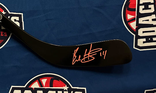 Bo Horvat Autographed NY Islanders Mini Hockey Stick (Fanatics)