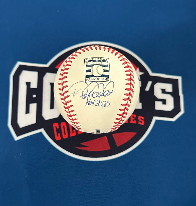 Derek Jeter Autographed Hall of Fame Logo Baseball with HOF 2020 (MLB)