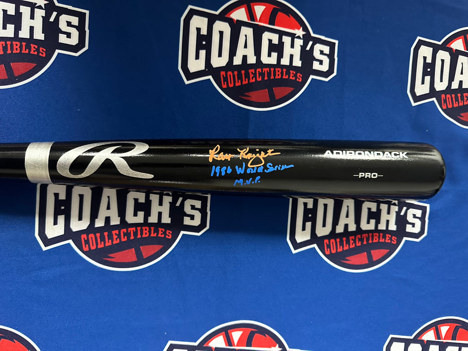 Ray Knight Autographed Rawlings Pro Model 34" Baseball Bat with 86 WS MVP Inscr (Beckett)