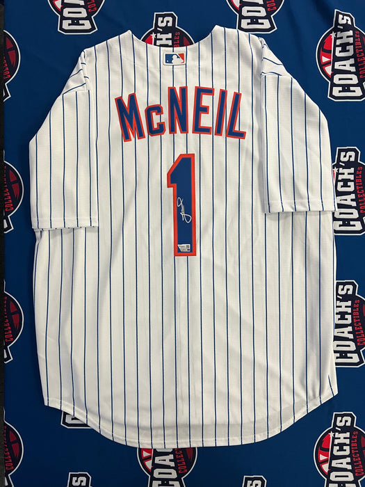 Jeff McNeil Autographed NY Mets Nike Replica Jersey XL (Fanatics)