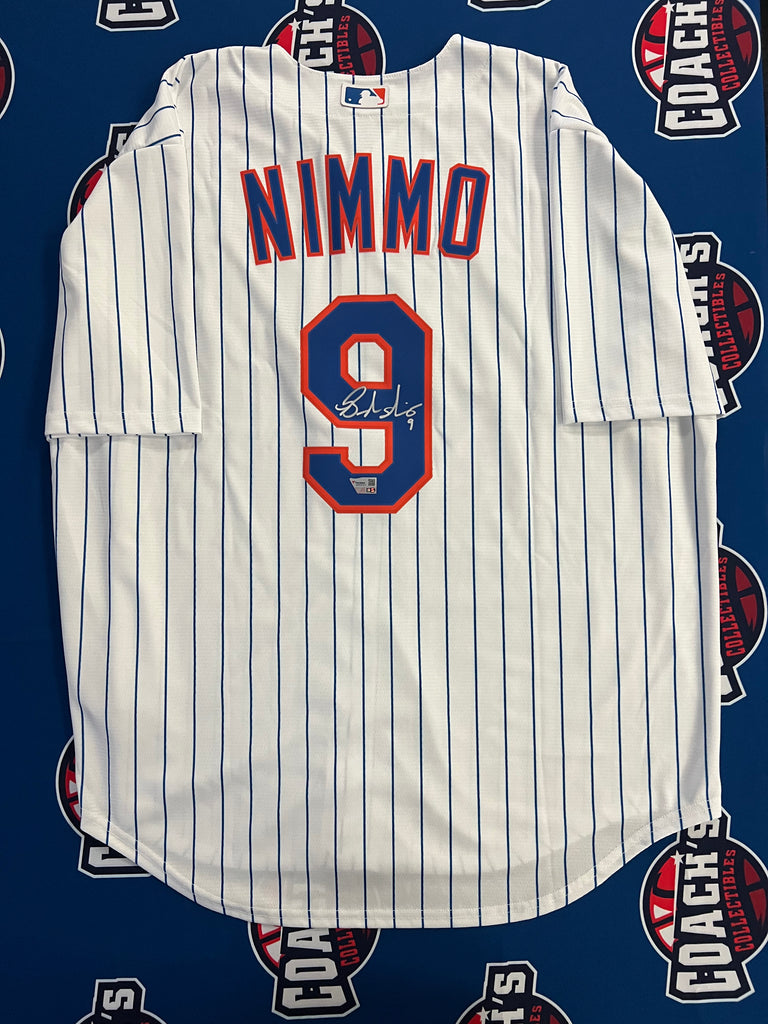 New York Mets No9 Brandon Nimmo Men's Nike Royal Alternate 2020 Authentic Player MLB Jersey