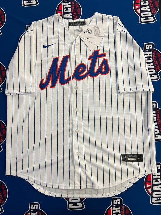 Brandon Nimmo Autographed NY Mets Nike Replica Jersey XL (Fanatics)