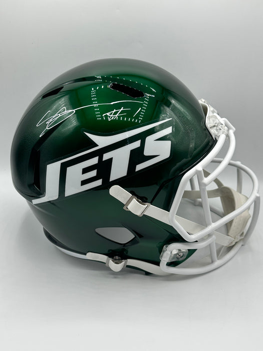 Sauce Gardner Autographed NY Jets Tribute Speed Replica Helmet (Beckett)