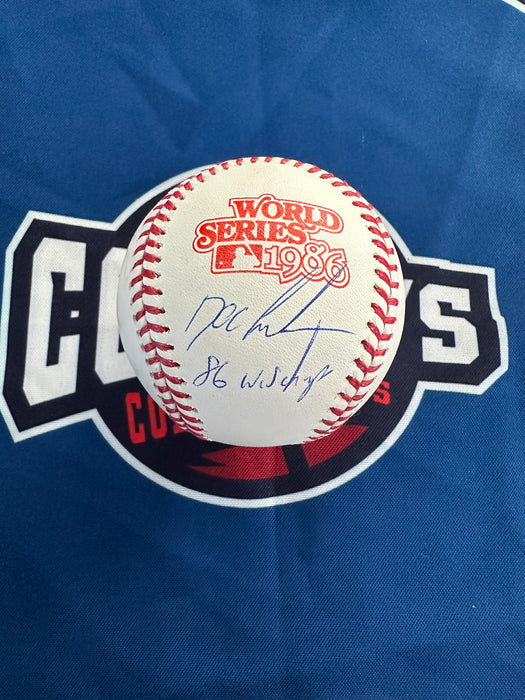 Dwight “Doc” Gooden Autographed 1986 World Series Baseball with 86 WS Champs Inscription (JSA)