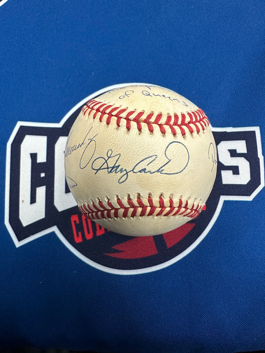 Captains of Queens Autographed Baseball #9 w/ Inscription (JSA)