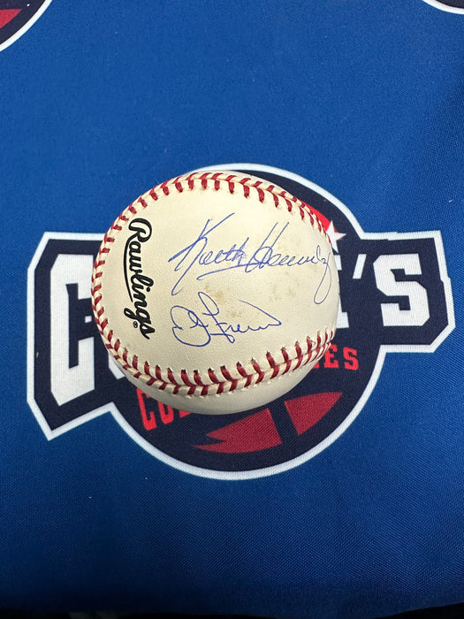 Captains of Queens Autographed Baseball #10 w/ Inscription (JSA)