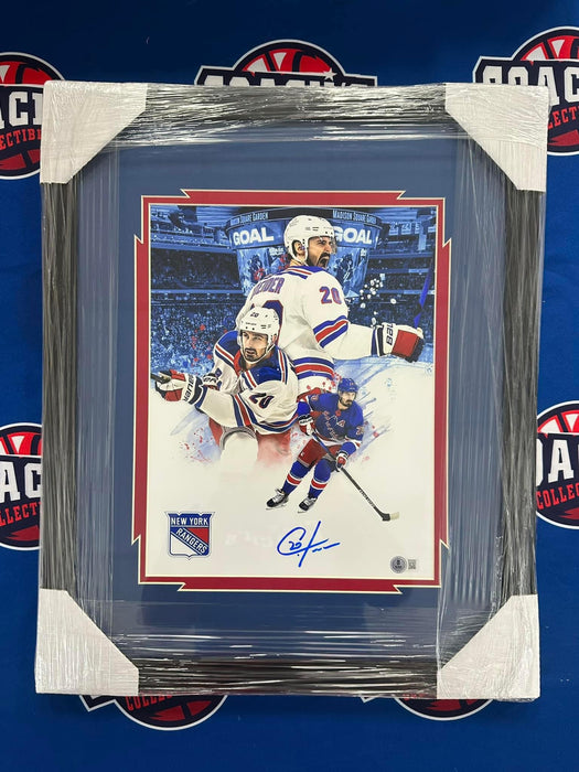 FRAMED Chis Kreider Autographed 11x14 Custom Edit Photo (Beckett)