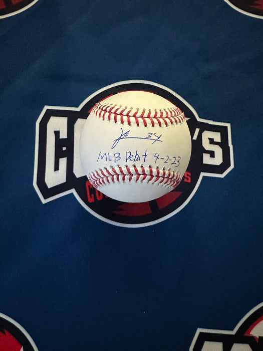Kodai Senga Autographed Official Major League Baseball with MLB Debut Inscription (Beckett)