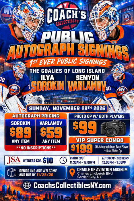 (1) PUBLIC SEMYON VARLAMOV ANY ITEM Autograph Ticket (11-29-26) (12pm)