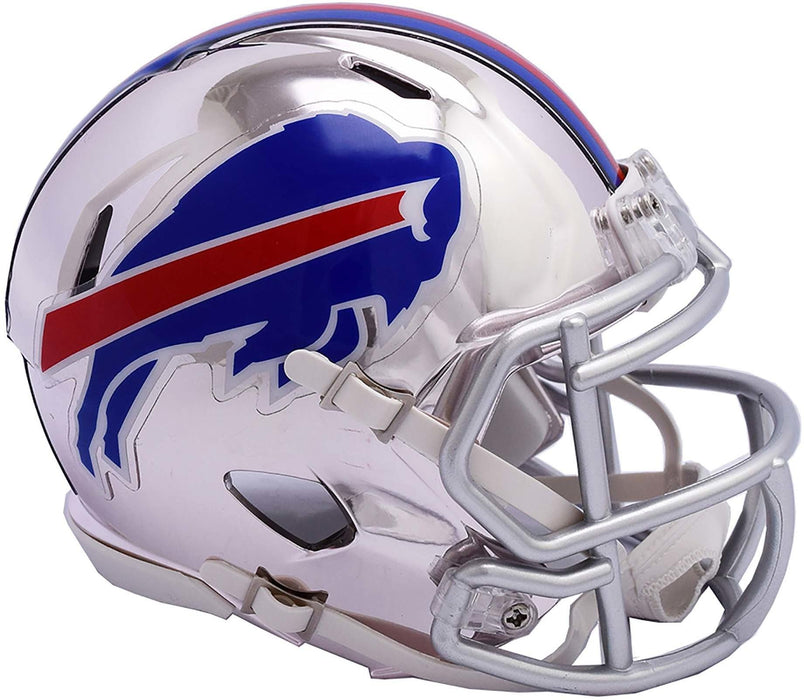 Buffalo Bills UNSIGNED Chrome Mini Helmet Brand New
