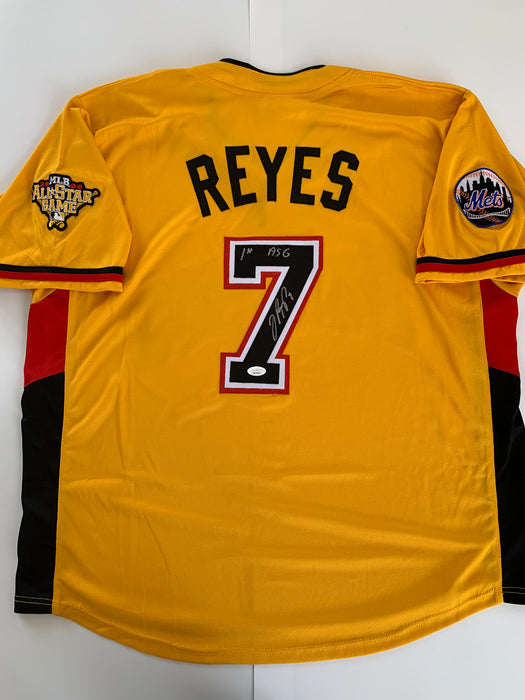 Jose Reyes Autographed 2006 All Star CUSTOM Jersey with 1st ASG