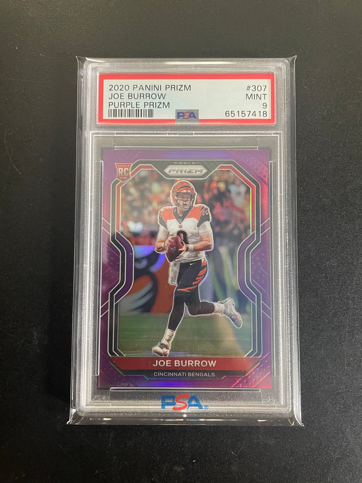 Joe Burrow Cincinnati Bengals RC PSA MINT buy 9