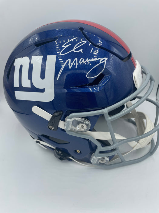 Eli Manning Autographed NY Giants Speed Flex (Fanatics)