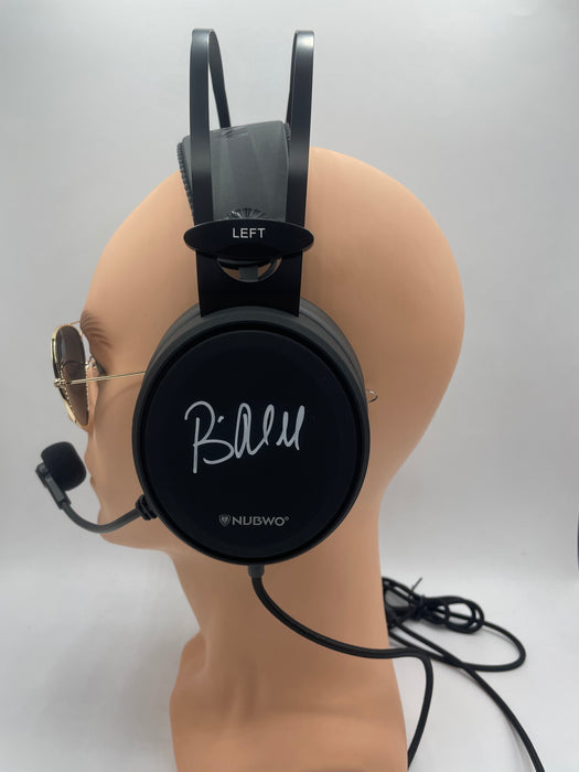 Brian Daboll Autographed Coaching Headset Complete Display Set with 2022 COTY Inscription (Beckett)