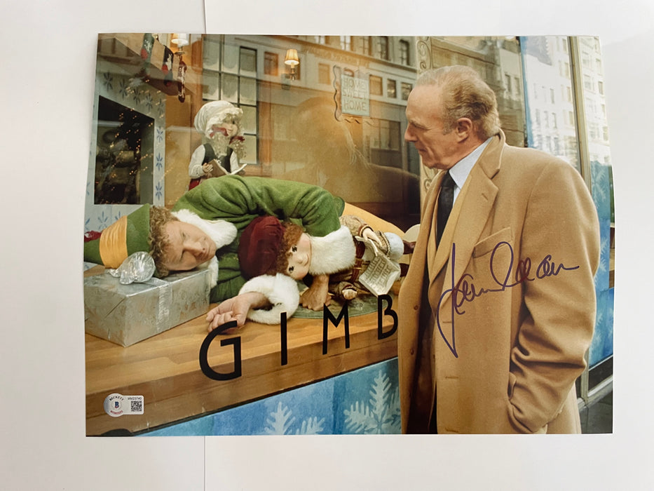 James Caan Autographed 11x14 Elf Movie Photo (Beckett)