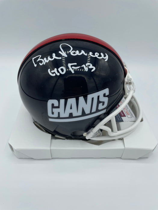 Bill Parcells Autographed NY Giants Retro 1981-99 Mini Helmet w/ HOF 13 Inscription (JSA)