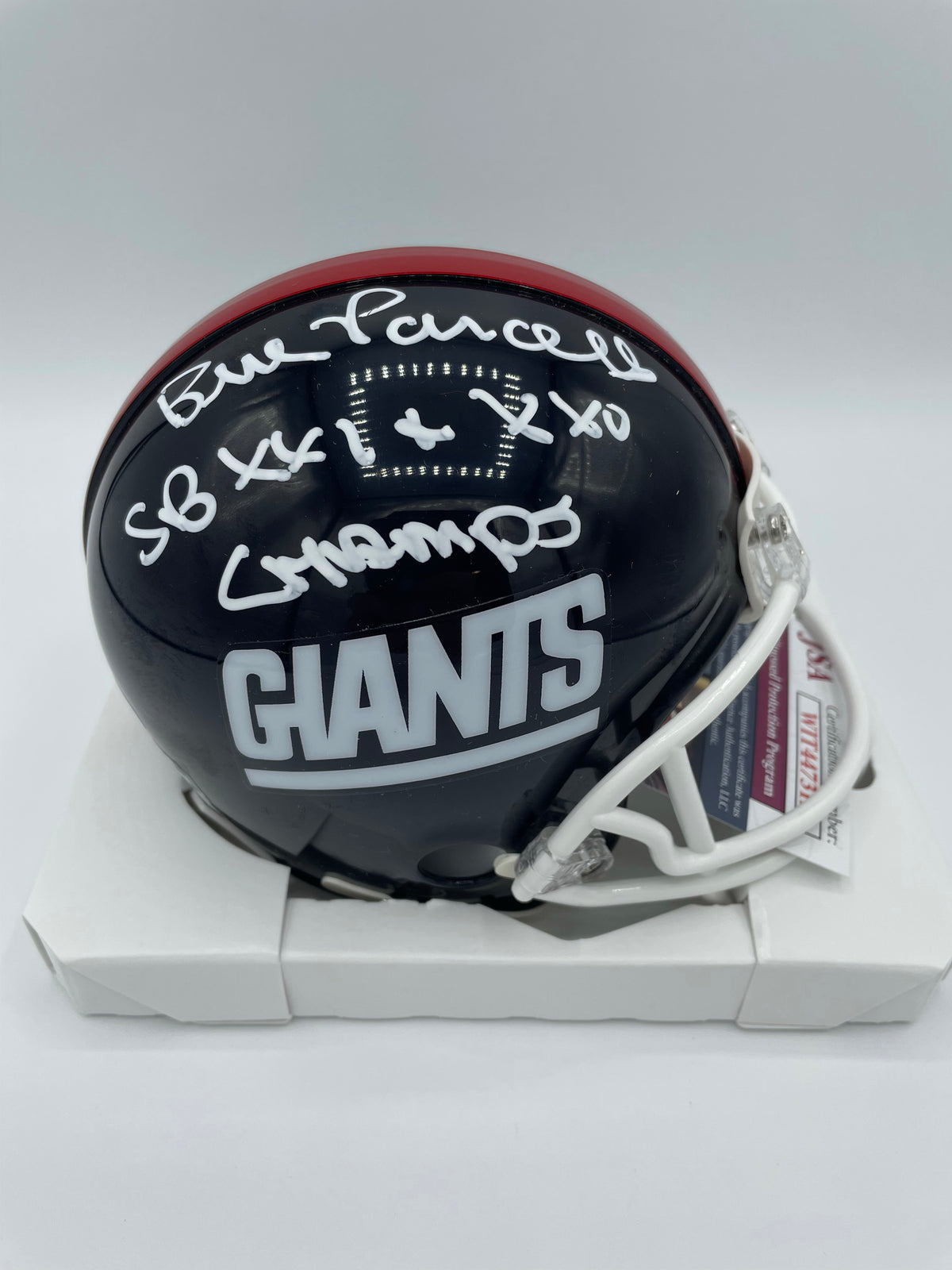 Lawrence Taylor Signed New York Giants 1981-99 Throwback Mini