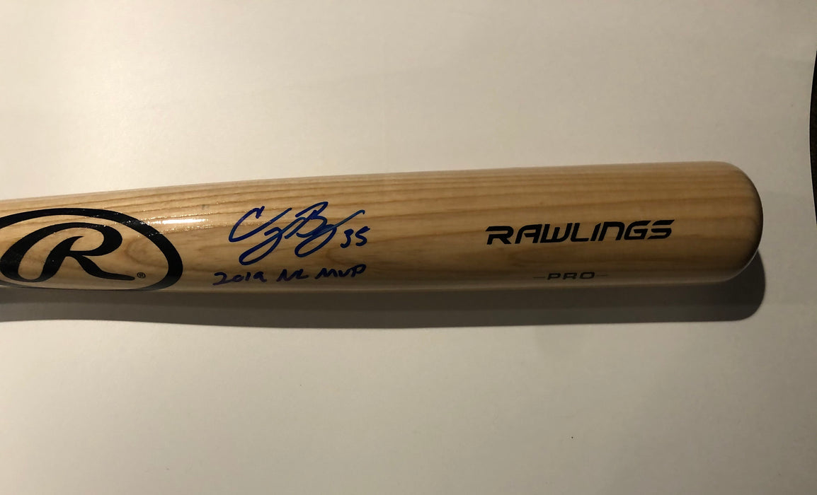 Cody Bellinger Autographed Rawlings Pro Model Bat with 2019 NL MVP Inscription (Fanatics/MLB)