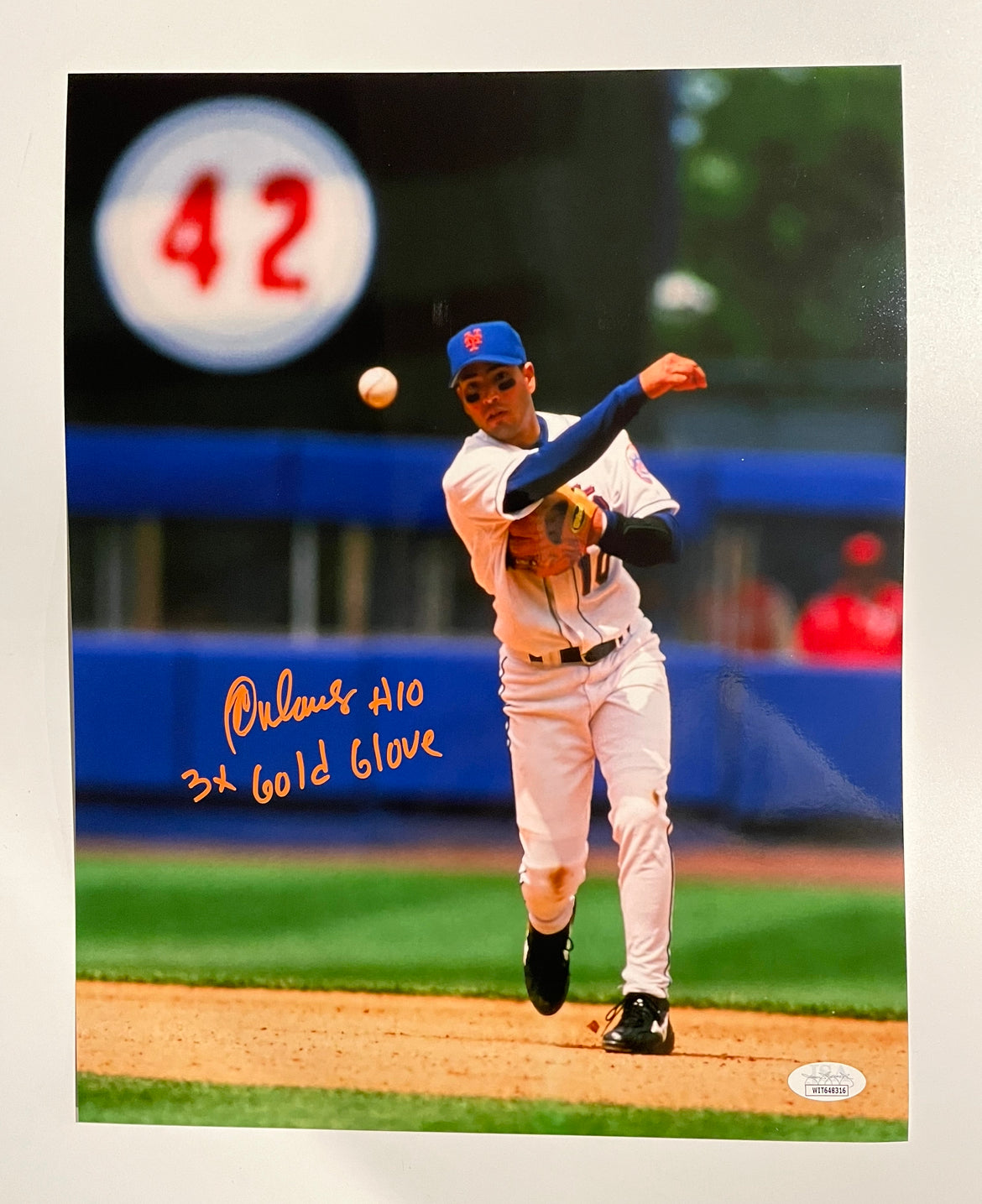 Jose Reyes Autographed 11x14 Photo (JSA)