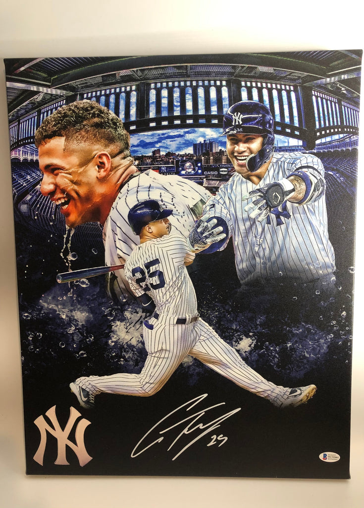 Gleyber Torres Autographed 16x20 Photo New York Yankees Beckett