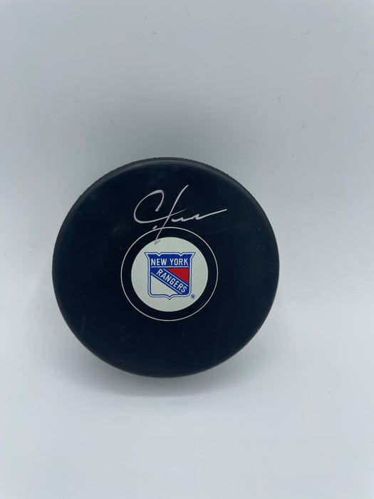 Chris Kreider Autographed NY Rangers Puck (JSA)