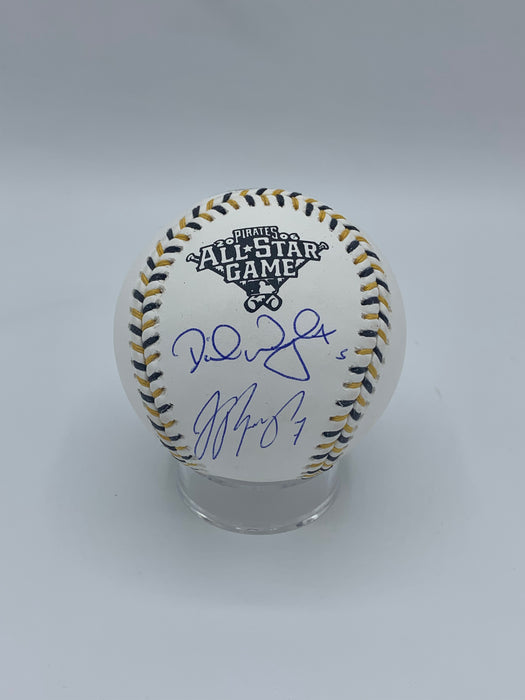 David Wright & Jose Reyes Dual Autographed 2006 MLB All Star Baseball  (JSA)