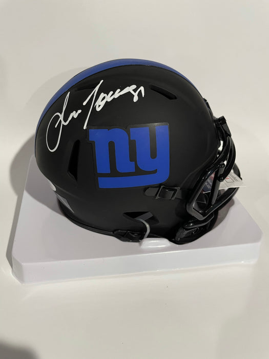 Amani Toomer Autographed NY Giants Eclipse Mini Helmet (JSA)