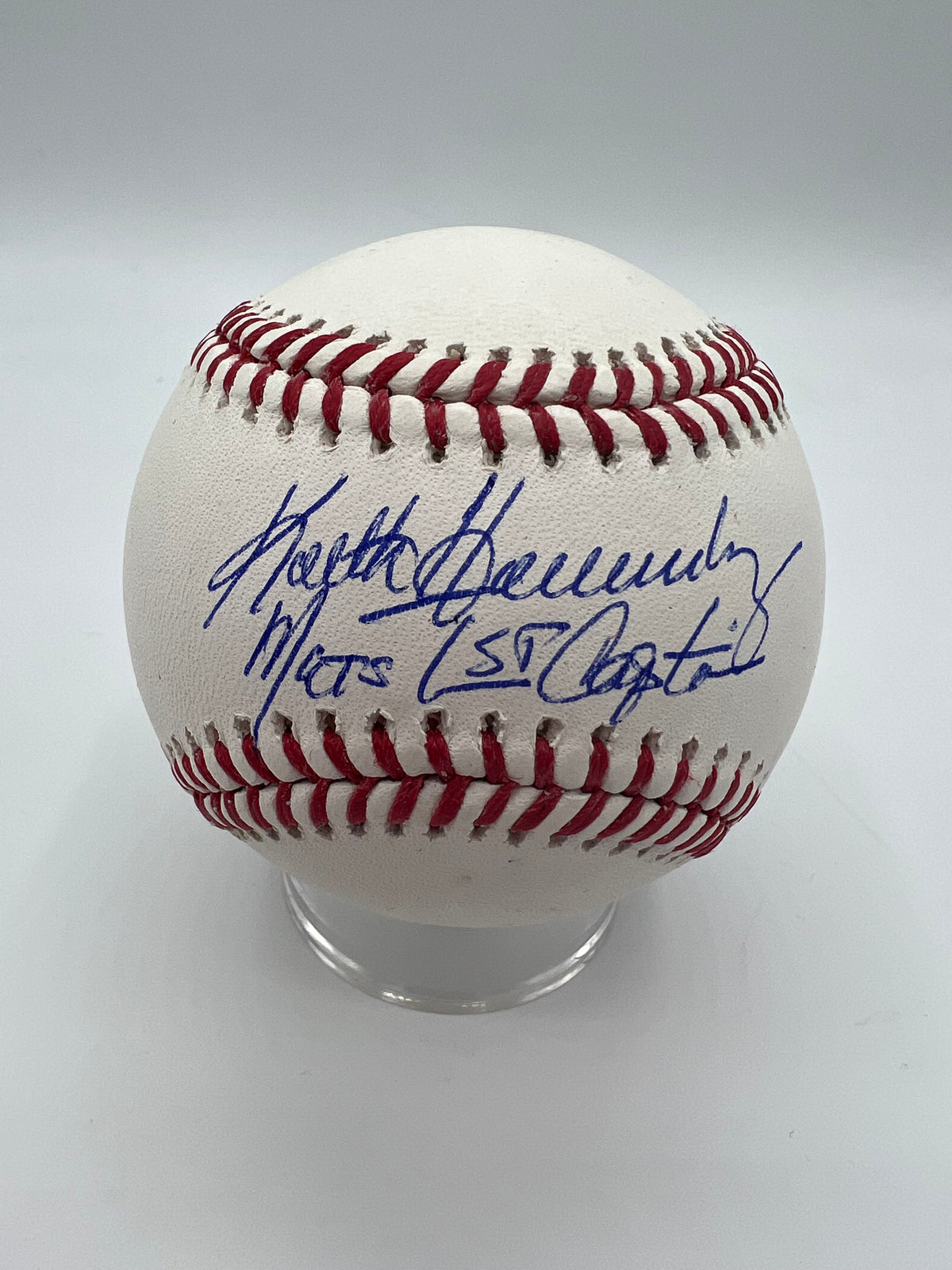 Keith Hernandez Autographed Signed St Louis Blue Baseball Jersey (JSA)