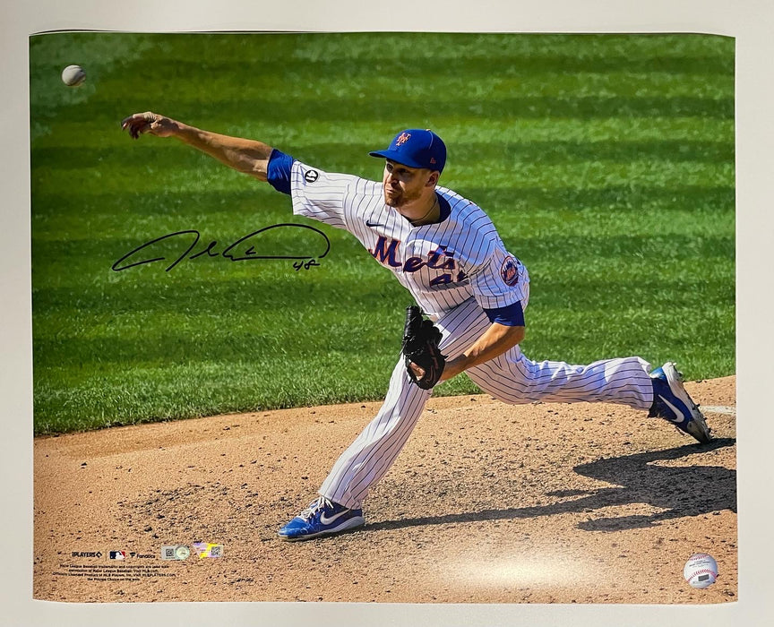 Jacob deGrom Autographed 16x20 Pitching Photo (MLB/Fanatics)