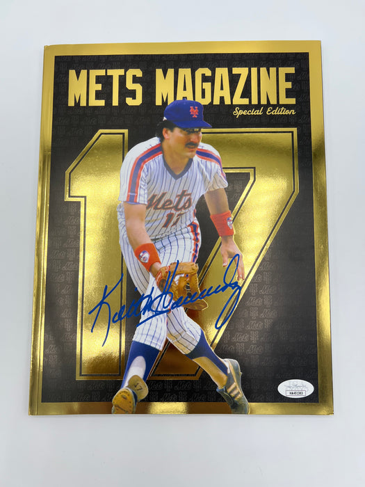 Keith Hernandez Autographed Retirement Night Special Edition Magazine (JSA)