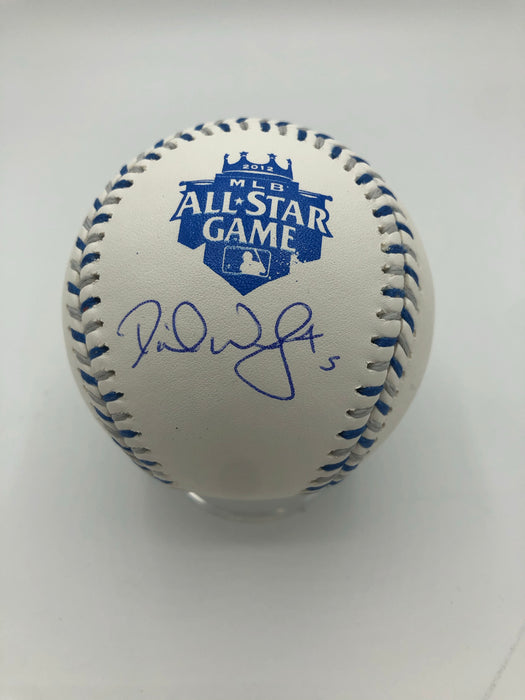 David Wright Autographed 2012 All Star Baseball (JSA)