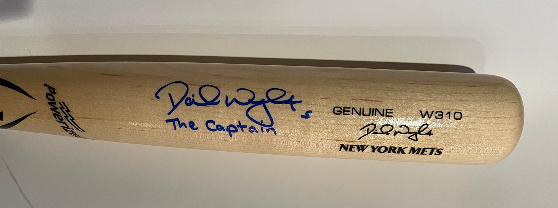David Wright Autographed Louisville Slugger Game Model Bat with The Captain Inscription (JSA)
