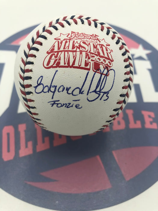 Edgardo Alfonzo Autographed 2000 All Star Baseball with Fonzie Inscription (JSA)