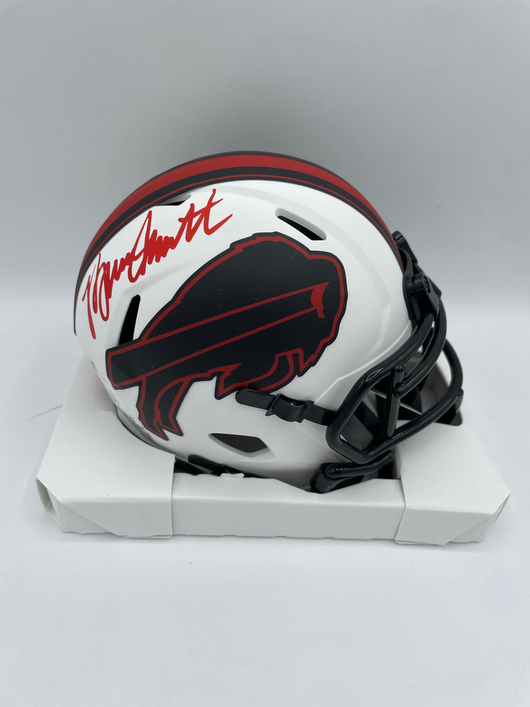 James White New England Patriots Signed Riddell Lunar Mini Helmet JSA