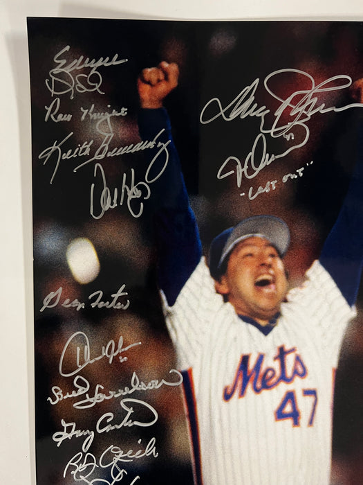 Sid Fernandez Signed New York Mets Jersey (JSA) 1986 World Champion N. –