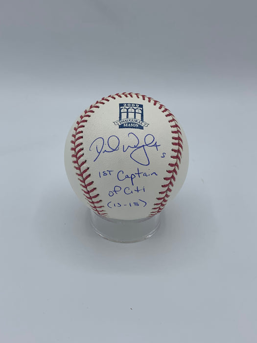 David Wright Autographed 2009 Citi Field Inaugural Season Baseball with 1st Captain of Citi Inscription (JSA)