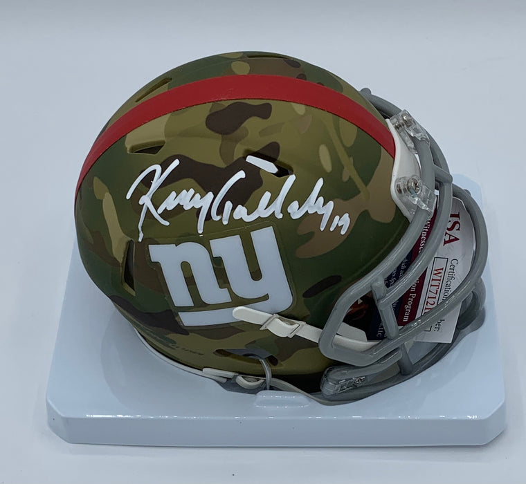Kenny Golladay Autographed Camo Alternate Mini Helmet (JSA)