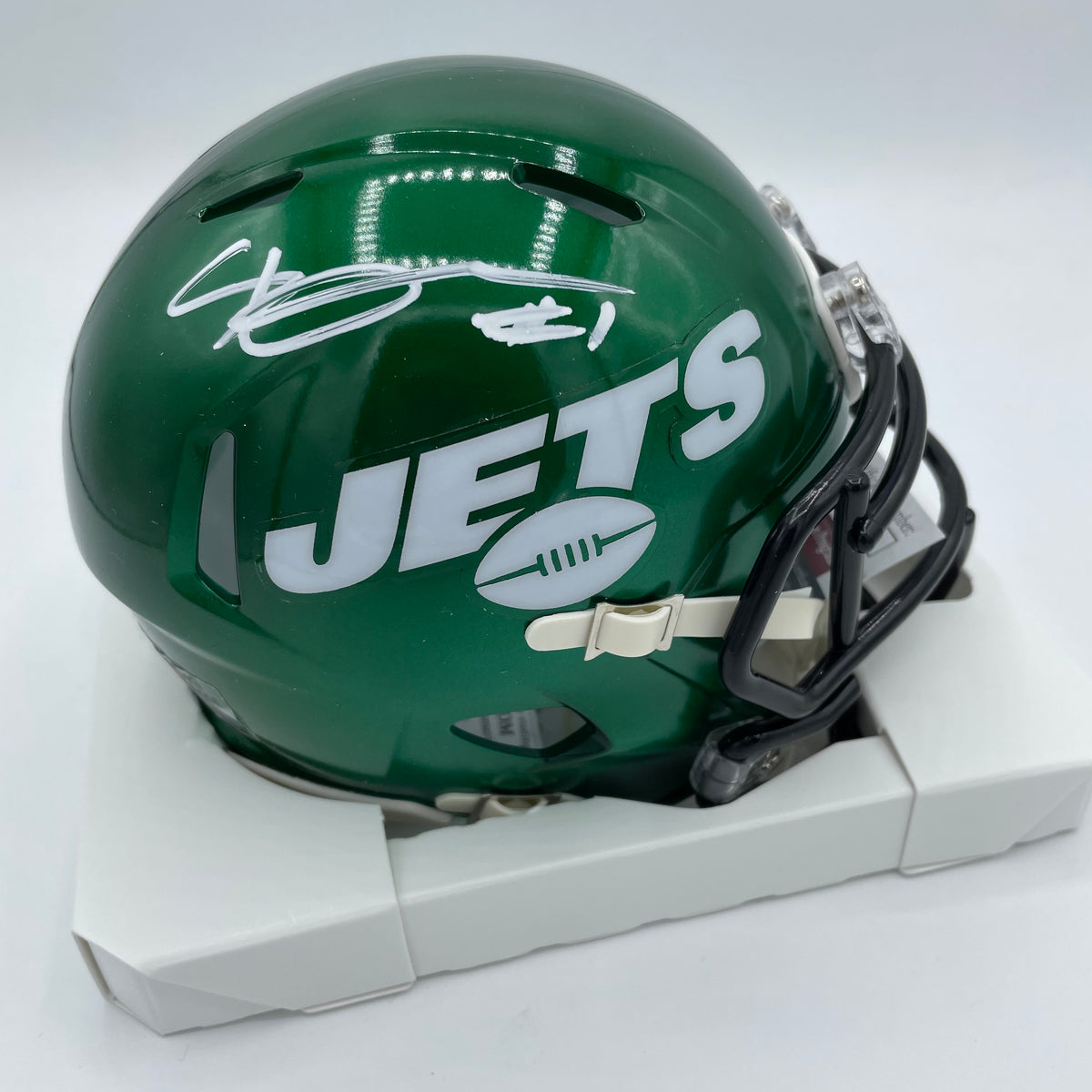 New York Jets Riddell Speed Mini Helmet - Alternate – Green