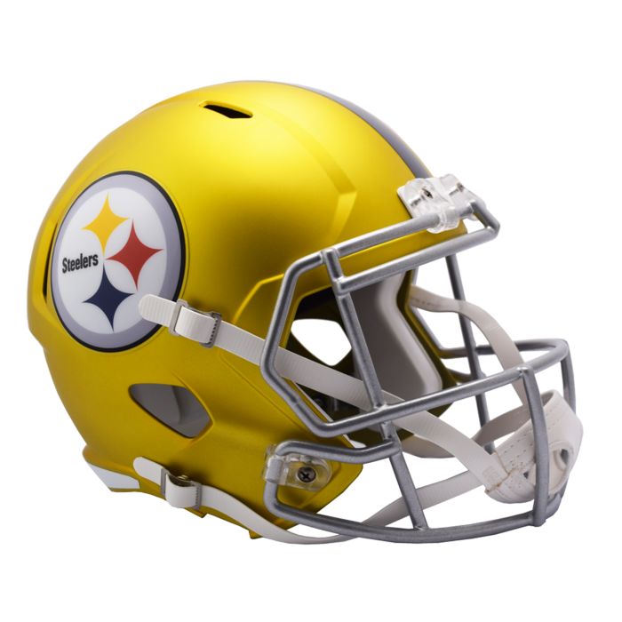 Pittsburgh Steelers UNSIGNED BLAZE Mini Helmet Brand New