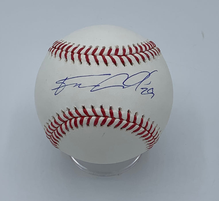 Francisco Cervelli Autographed 2009 World Series Baseball w/ 09 WSC Inscr (JSA)