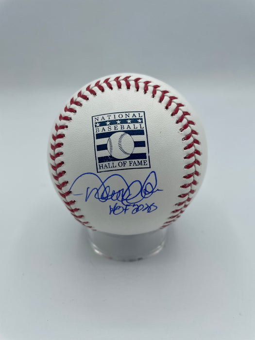 Derek Jeter Autographed Hall of Fame Logo Baseball with HOF 2020 (MLB)