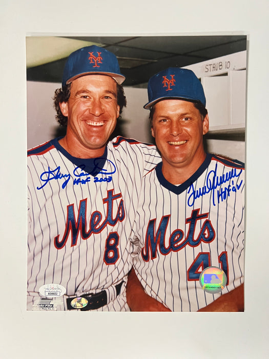 Tom Seaver & Gary Carter Dual Autographed & Inscribed 8x10 Photo (JSA/Gary Carter)