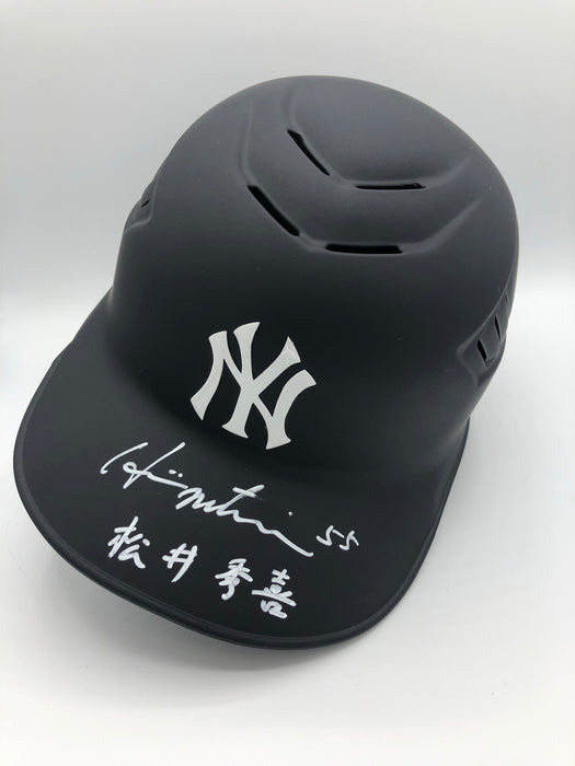 Hideki Matsui Autographed Full Size Authentic Cool Flo Batting Helmet w/ Kanji Inscr (JSA)