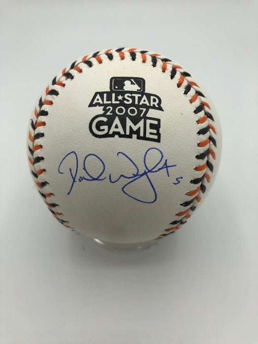 David Wright Autographed 2007 All Star Baseball (JSA)