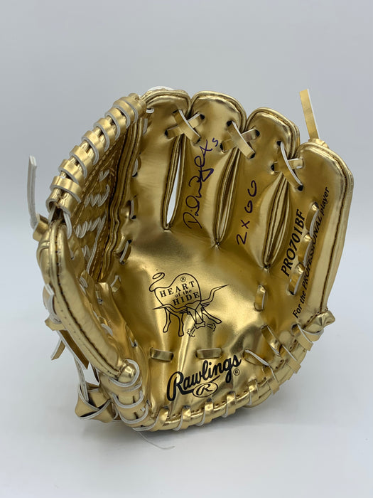 David Wright Autographed Mini Gold Glove with 2x GG Inscription (JSA)